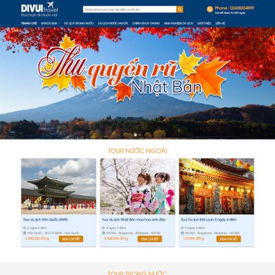Mẫu web du lịch 03
