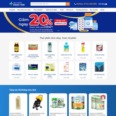 Theme wordpress nhà thuốc