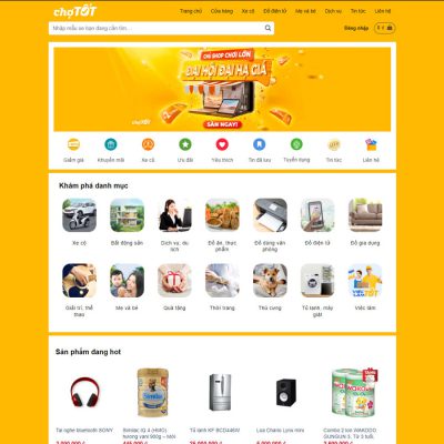 Theme wordpress chợ tốt