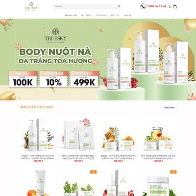 Theme wordpress mỹ phẩm 14