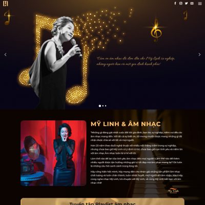 Theme wordpress dịch vụ âm nhạc