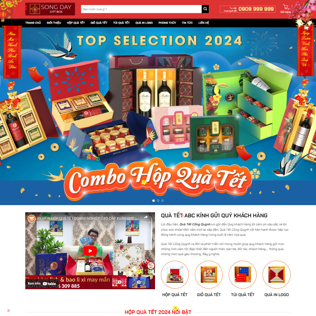 Theme wordpress bán quà tết 01