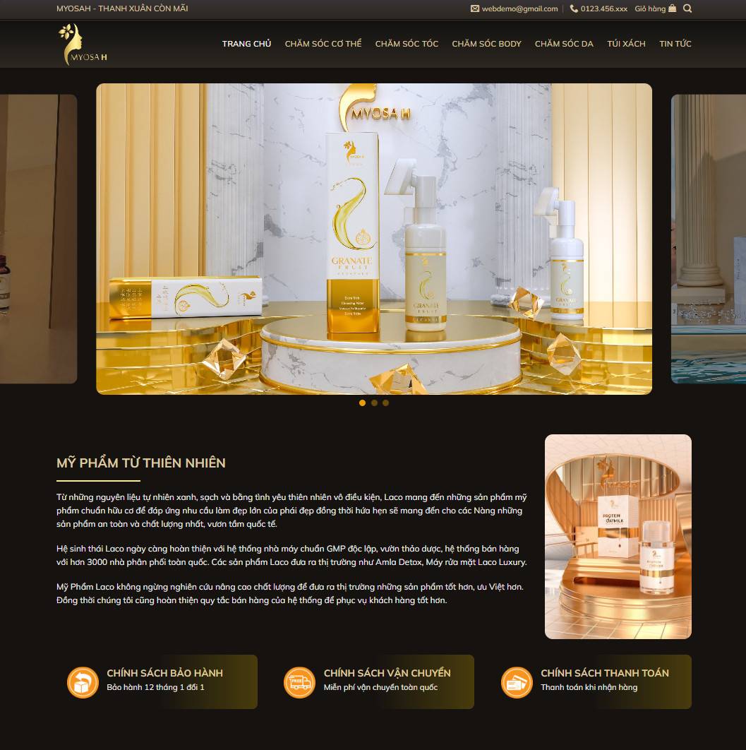 Theme wordpress bán mỹ phẩm 26