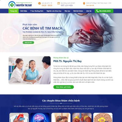 Theme wordpress phòng khám 05