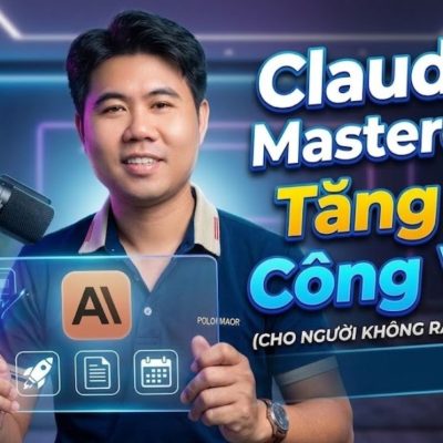 Claude AI Masterclass: Tăng tốc công việc với Claude AI cho người không rành công nghệ